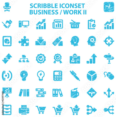 Scribble Iconset Business / Work 2