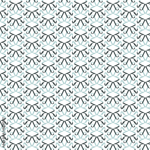 Ornamental abstract pattern. Seamless vector background.