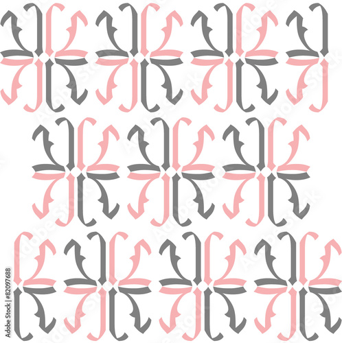 Ornamental abstract pattern. Seamless vector background.