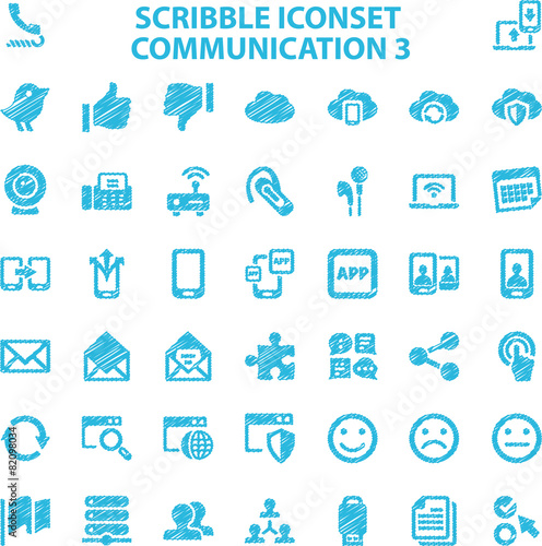 Scribble Iconset Communication 3