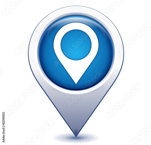 géo localiser sur marqueur géolocalisation bleu