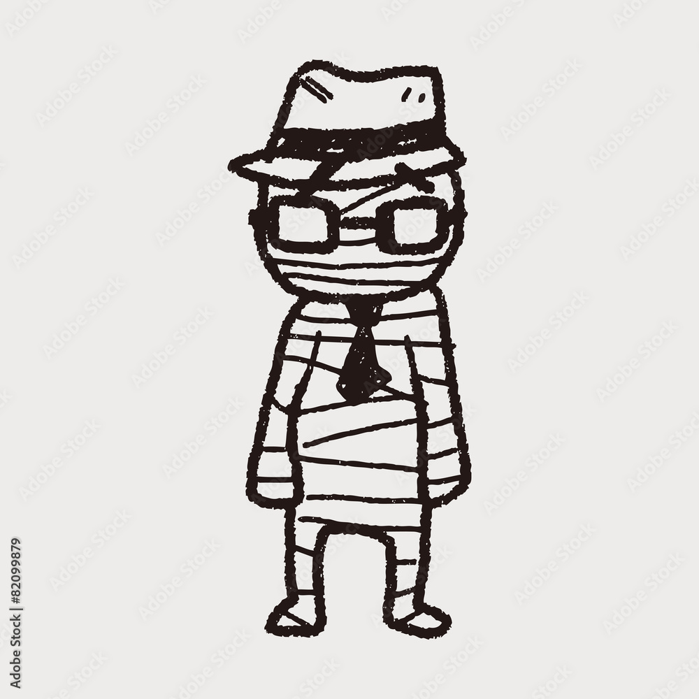 Obraz premium Mummy doodle