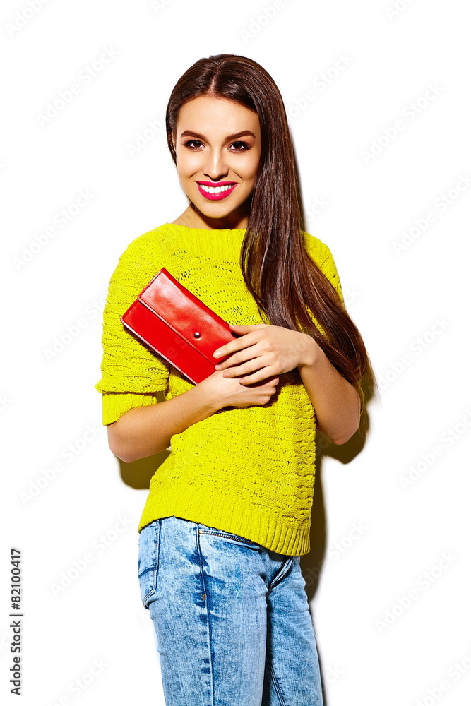 beautiful woman in summer casual hipster cloth beautiful woman in summer casual hipster cloth