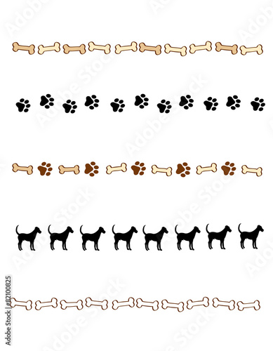 Dog theme page divider