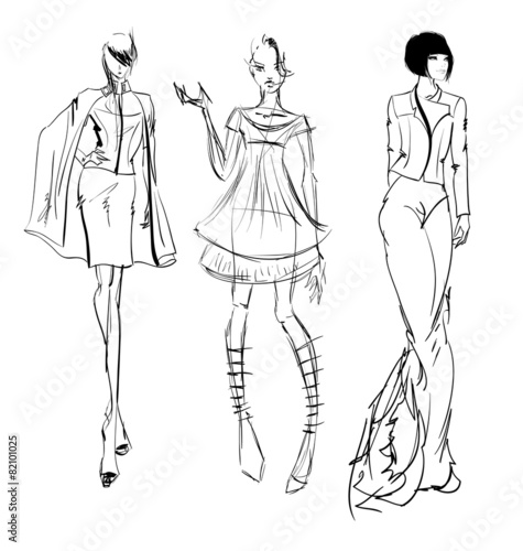 SKETCH. fashion girls