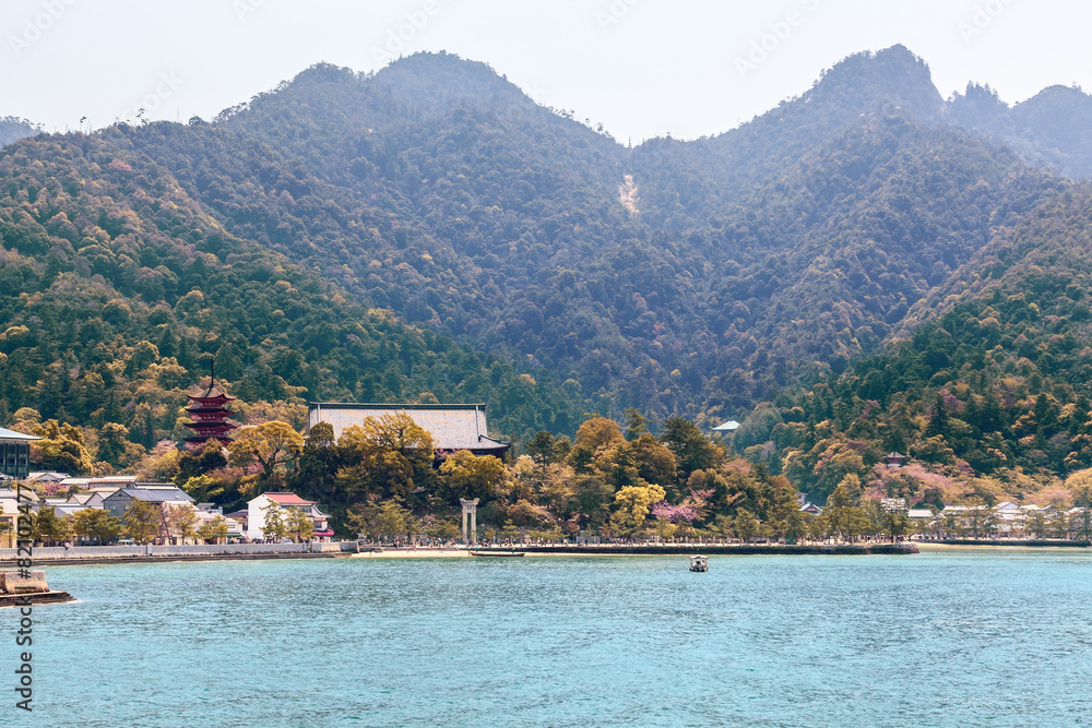 Miyajima Island (Itsukushima) - the temple island. Japan