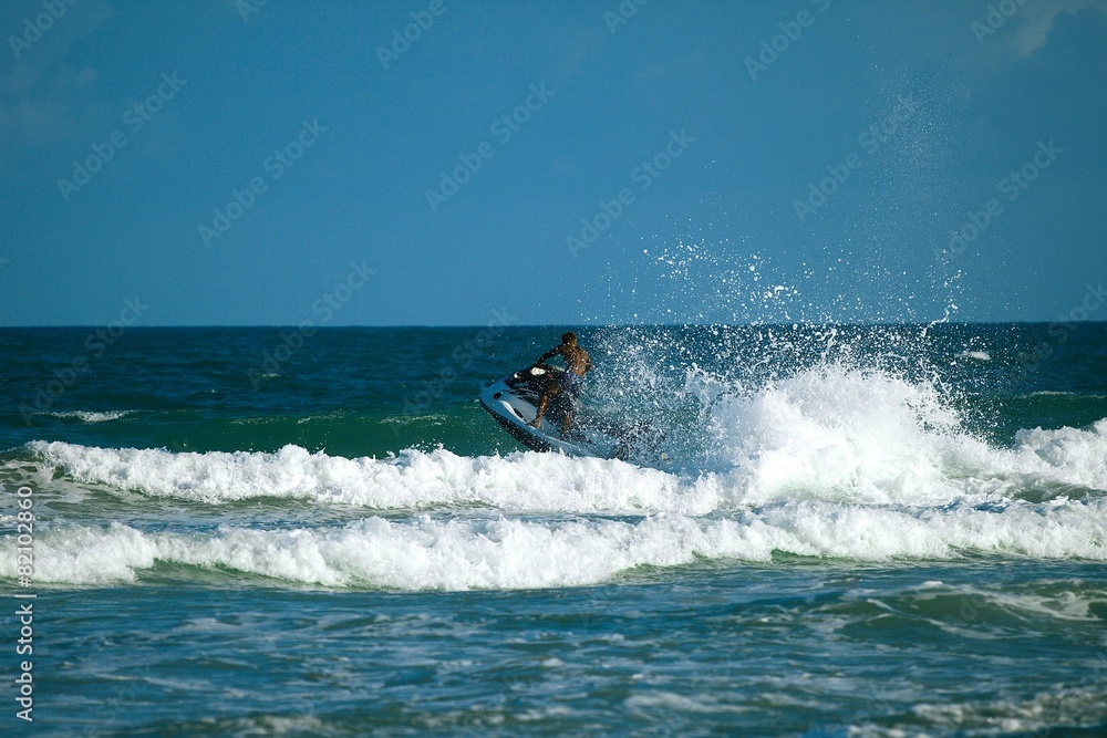 The sea and the waves. Beautiful tropical background The sea and the waves. Beautiful tropical background