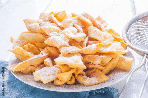 Angel wings cakes. faworki