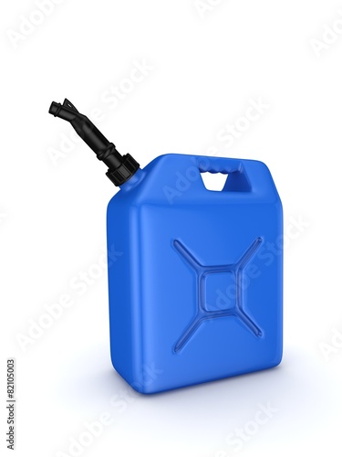 Colorful gasoline jerrycan.