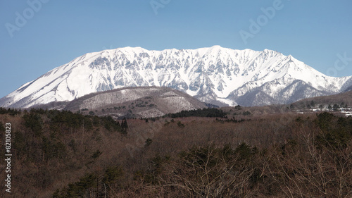 伯耆富士 大山 早春の南壁
