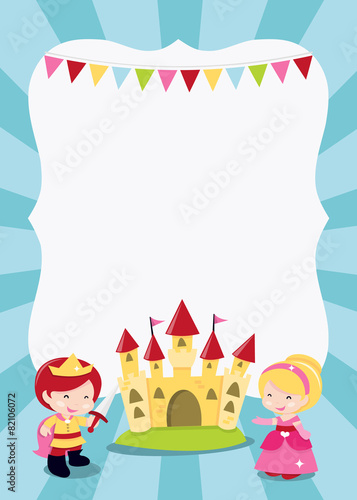 Princesses Prince Knight copy space