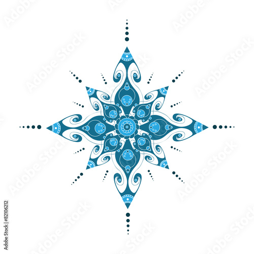 Spring mandala pattern