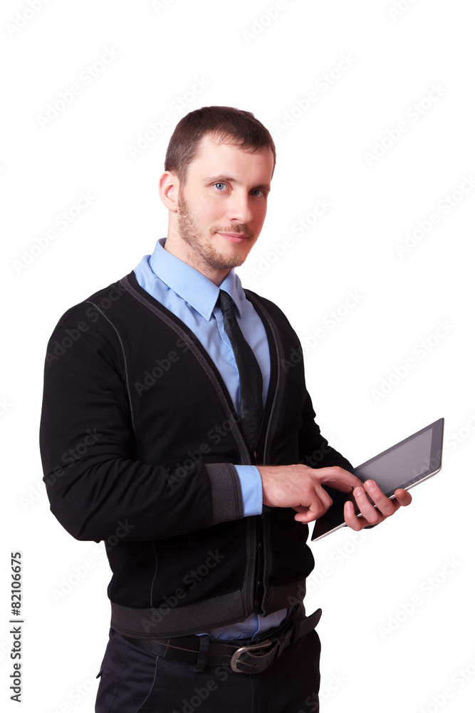 Businessman with digital tablet Businessman with digital tablet