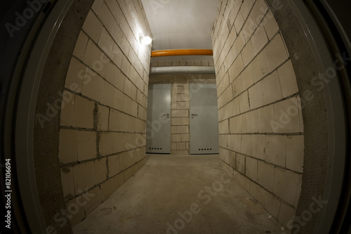 basement corridor