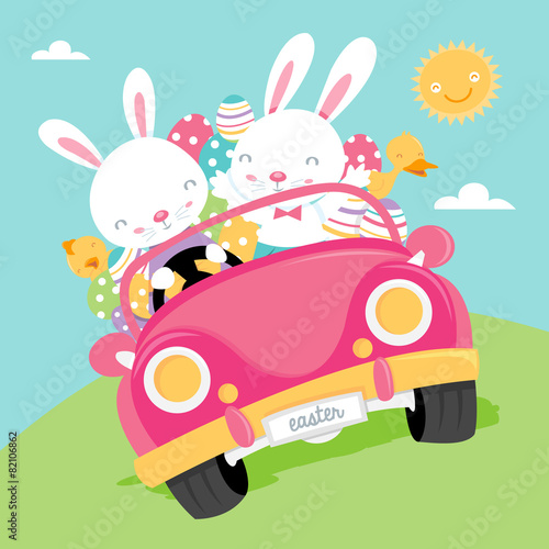 Super Cute Easter Hunt Road Trip