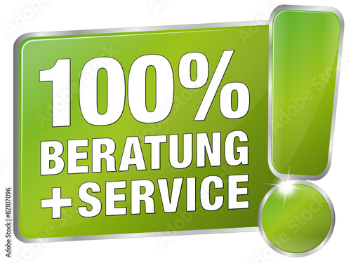 100% Beratung und Service
