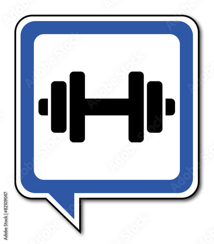 Logo haltères.