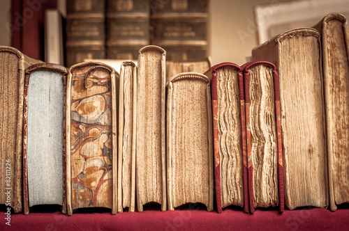 Books in a row