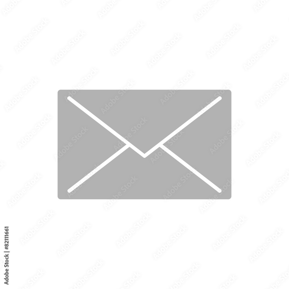 Simple closed envelope icon. Simple closed envelope icon.