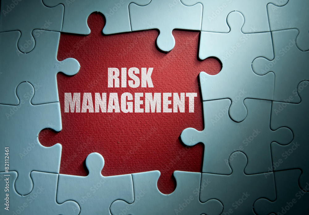 Fototapeta premium Risk management solution