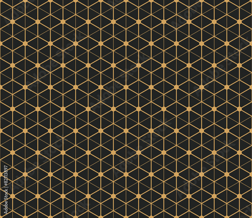 Art Deco seamless vintage wallpaper pattern
