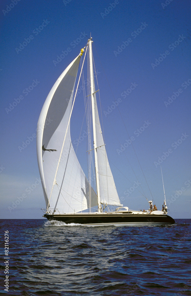 Obraz premium iles vierges goelette