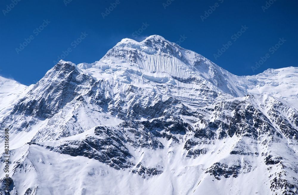 Obraz premium High mountain peak. Natural landscape