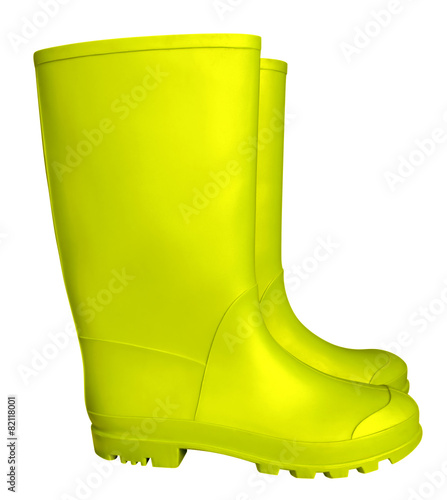 Rubber boots - yellow