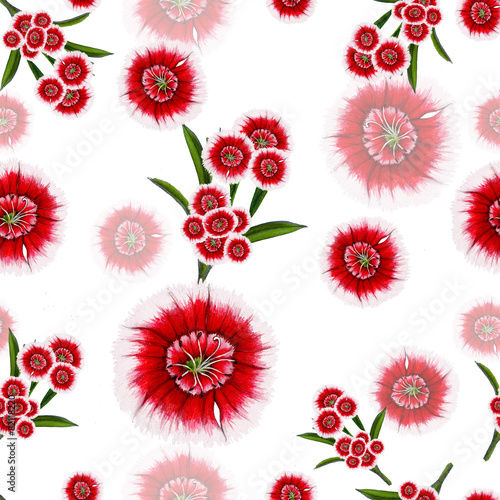 Pattern red and white