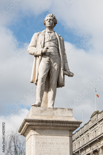 Sir John Gray Statue O Connell Street Dublin