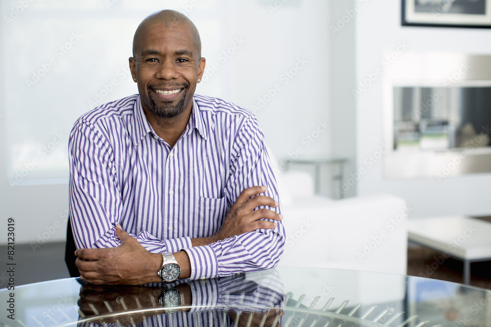 Smiling Black businessman Smiling Black businessman