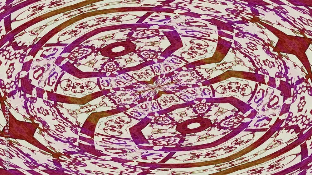 Kaleidoscopic generated seamless loop video Kaleidoscopic generated seamless loop video
