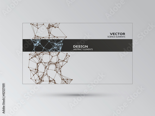 Color template with abstract elements