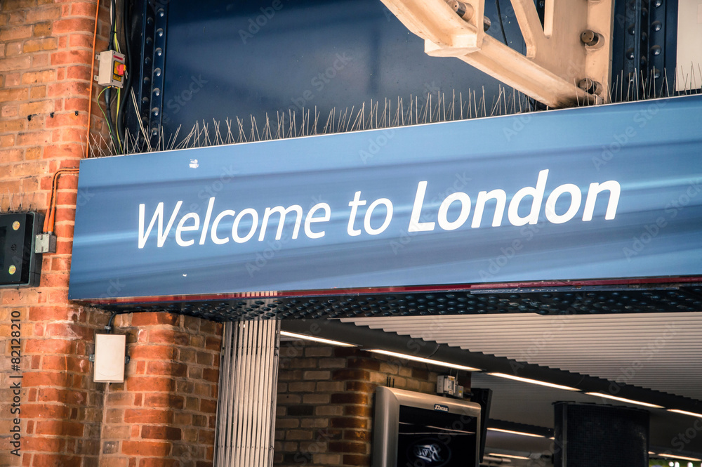 Fototapeta premium welcome to london