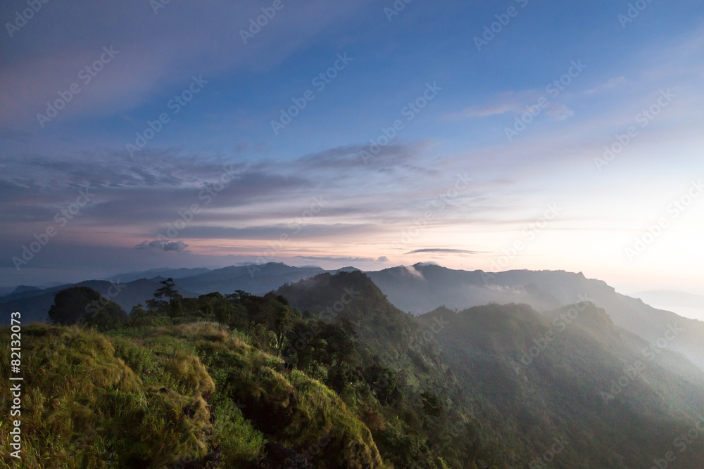 Obraz premium Phu Chi Fa, Thailand