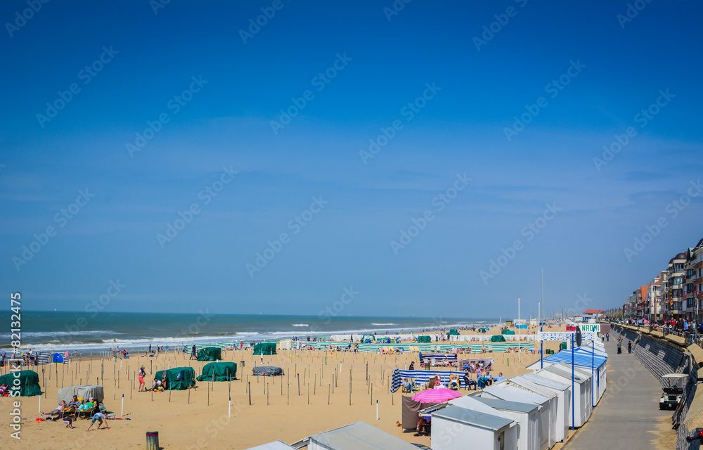 Strand De Haan Belgien