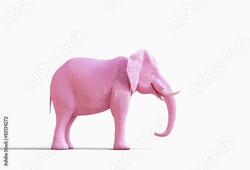 Pink elephant statue