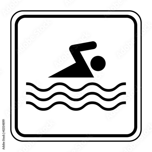 Logo nageur.