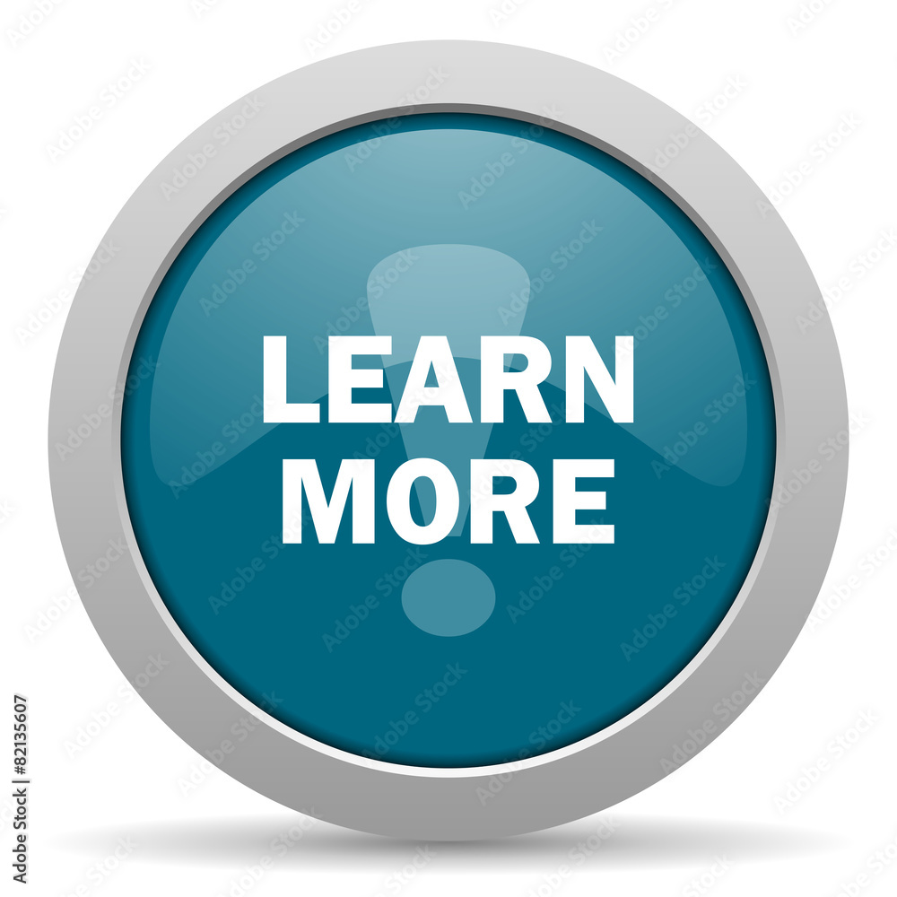 learn more blue glossy web icon learn more blue glossy web icon