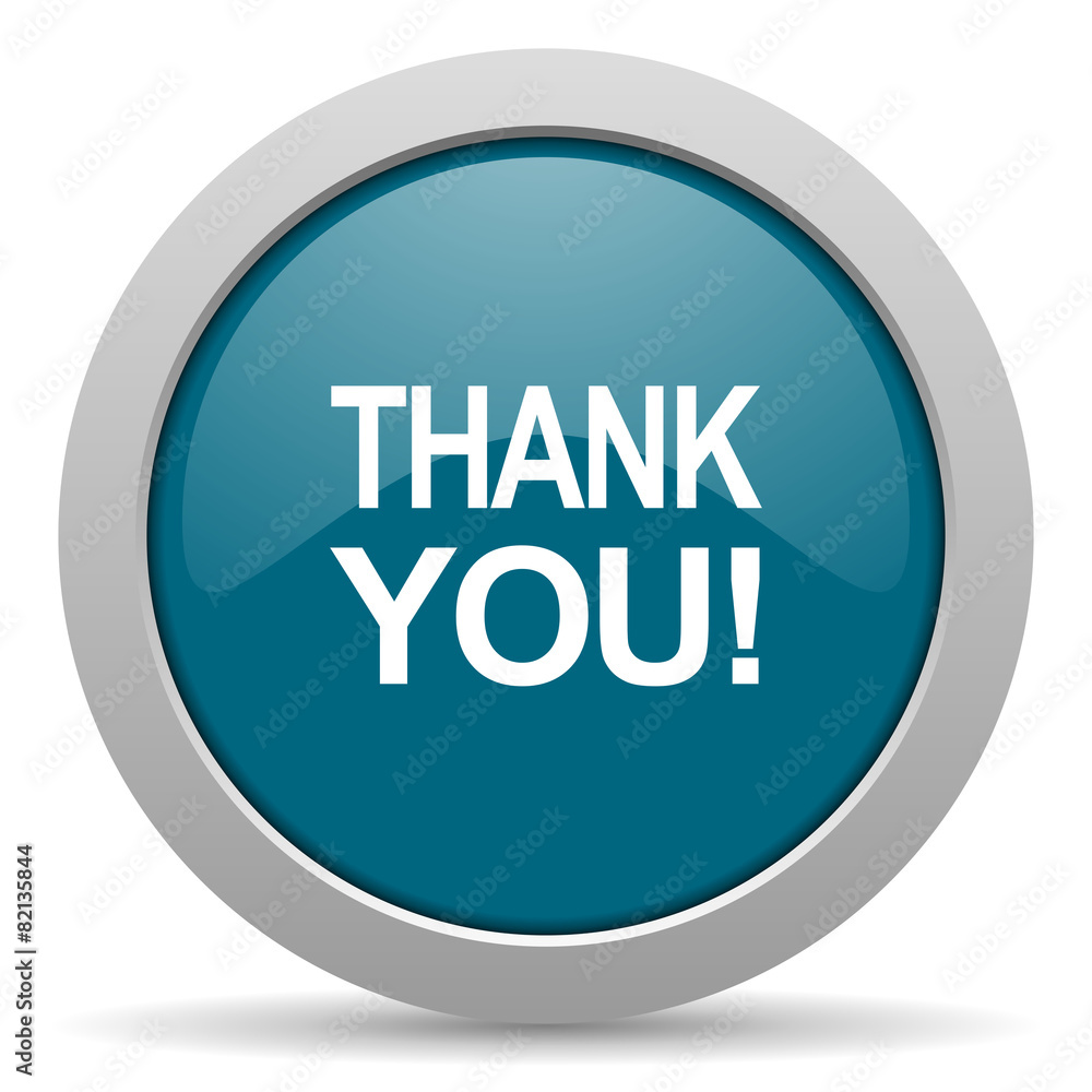 thank you blue glossy web icon thank you blue glossy web icon