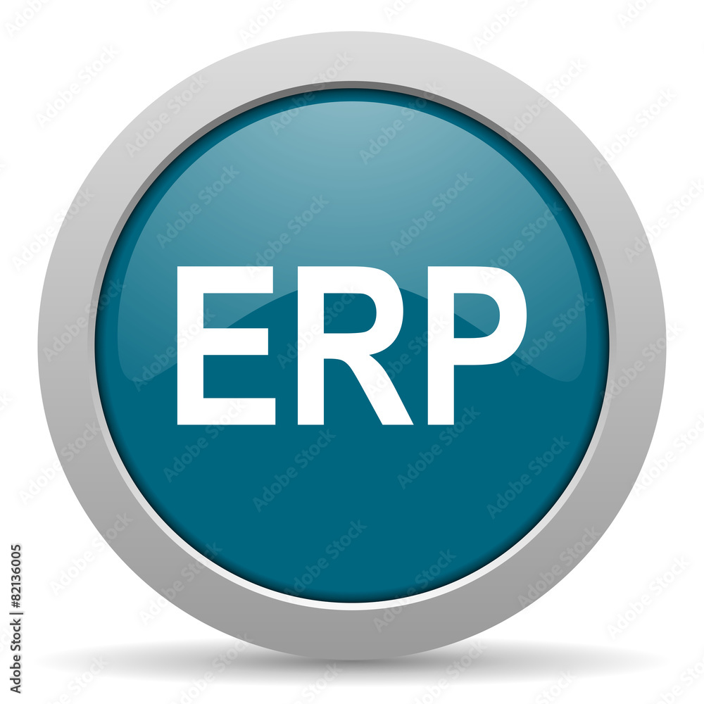 erp blue glossy web icon erp blue glossy web icon