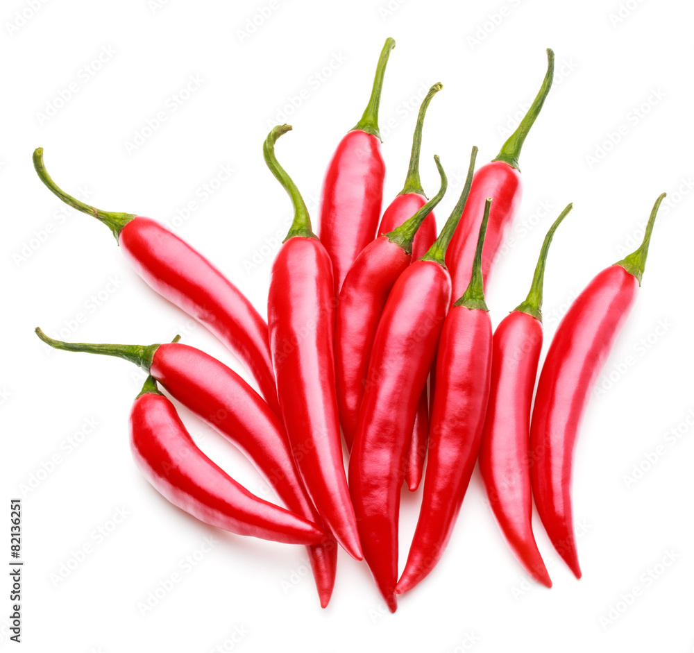red chili or chilli cayenne pepper isolated on white background red chili or chilli cayenne pepper isolated on white background