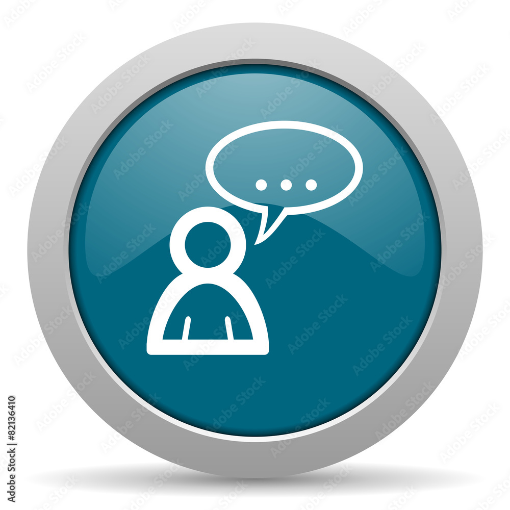 forum blue glossy web icon forum blue glossy web icon