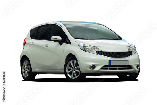 Obraz na płótnie small white car