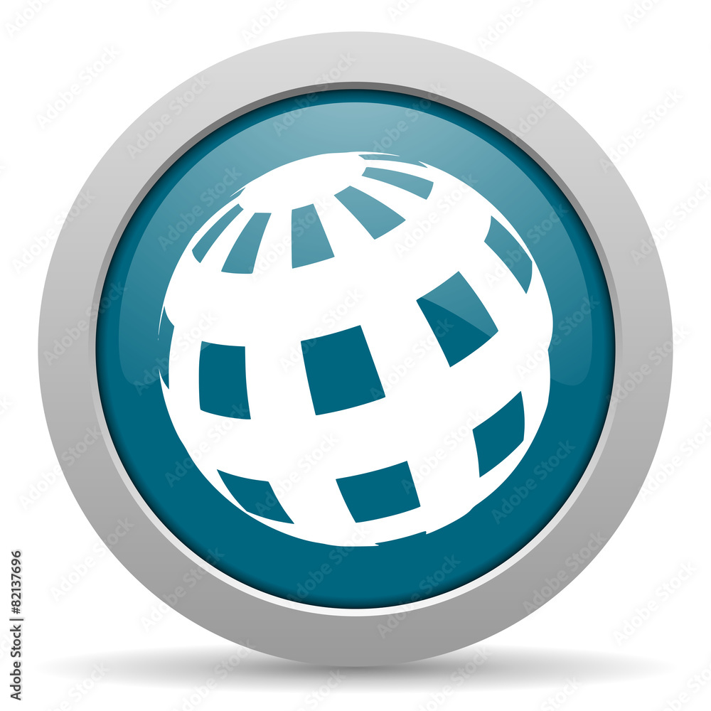 earth blue glossy web icon earth blue glossy web icon