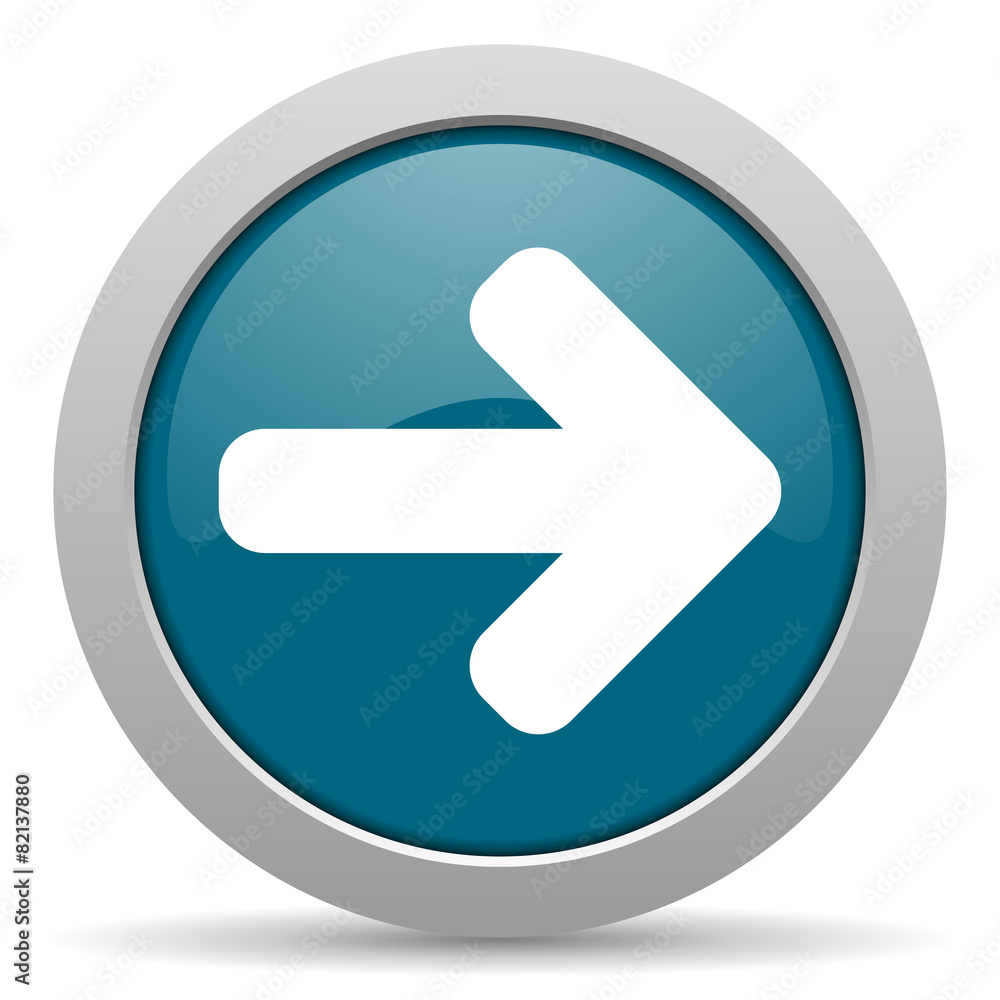 right arrow blue glossy web icon right arrow blue glossy web icon