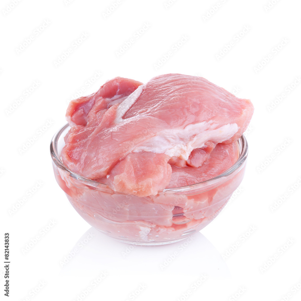raw meat isolated on white raw meat isolated on white