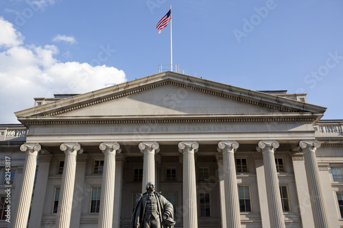 the treasury department building