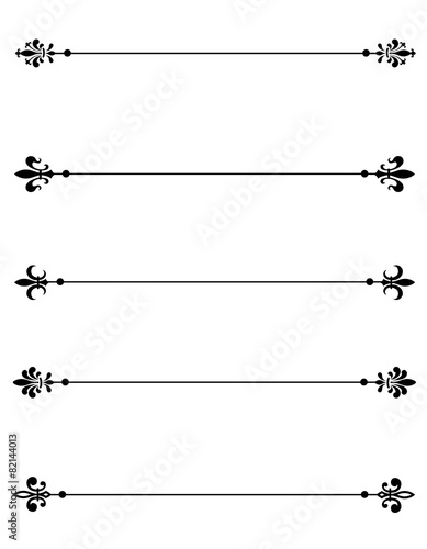fleur de lis dividers