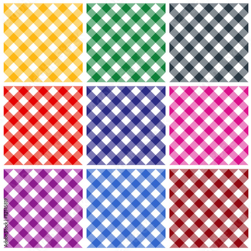 Gingham pattern collection